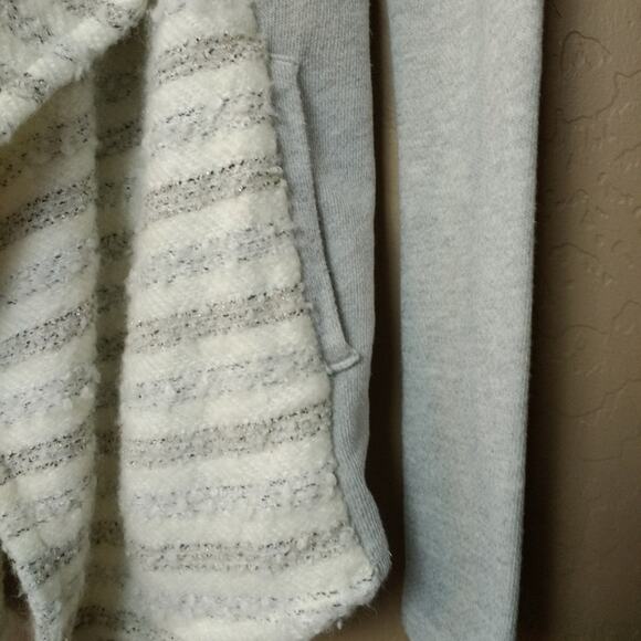 Lucky Brand Waterfall Open Front Textured Cardigan - Picture 5 of 8